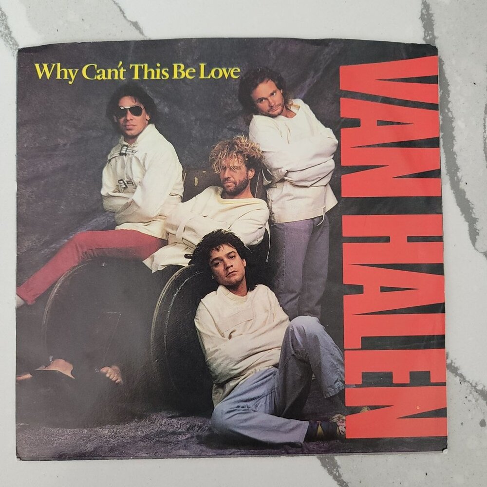 Van Halen Why Can't This Be Love /Get Up 7" Vinyl record Single 80s rock vintage